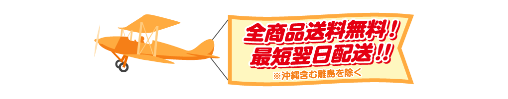 全商品送料無料！最短翌日発送